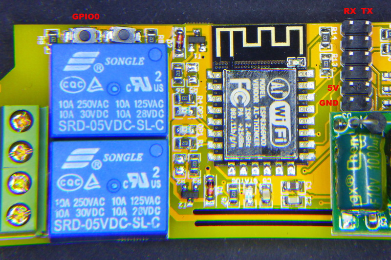 Electrodragon ESP Relay Board - Front view