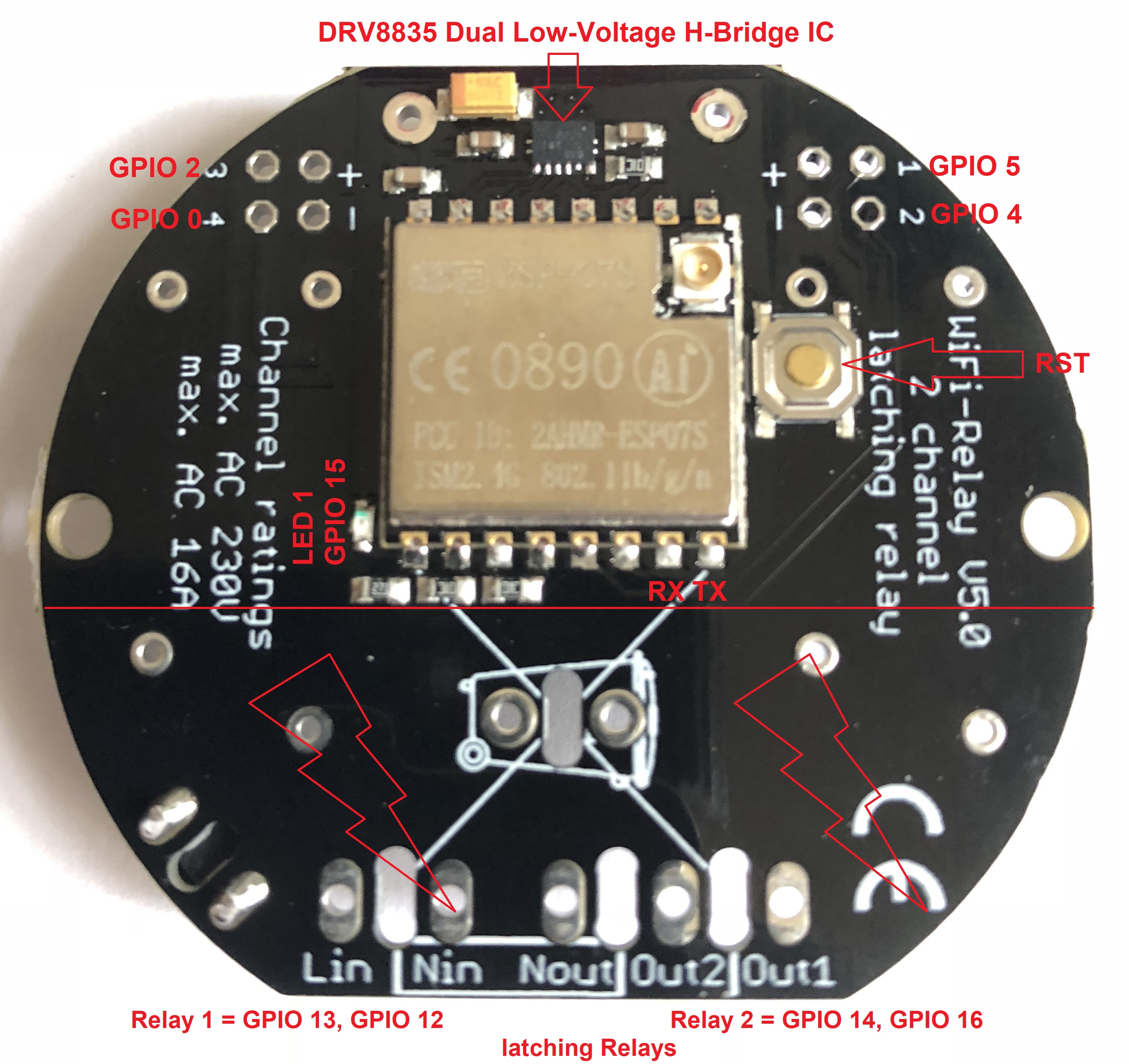 EXS Wifi Relay v5.0